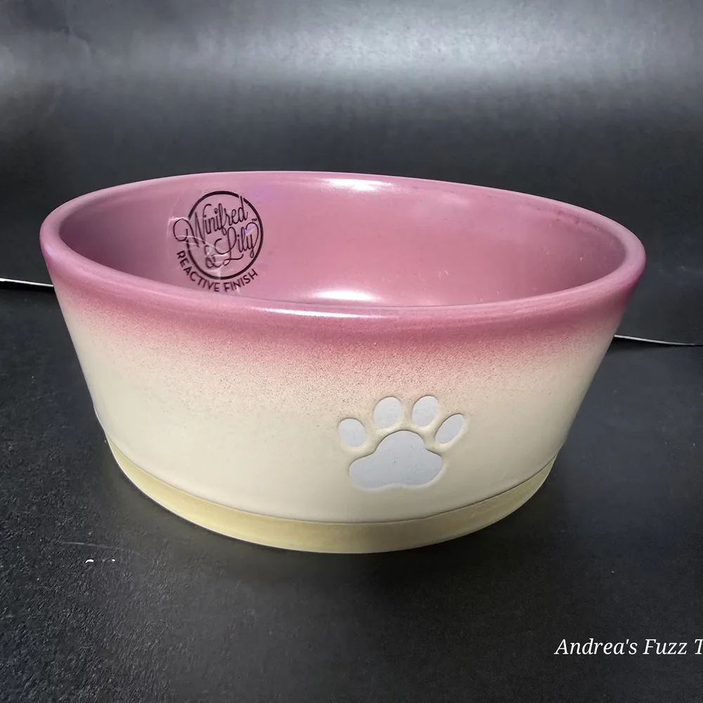 Ceramic Dog/Cat Bowl Set Of 2!